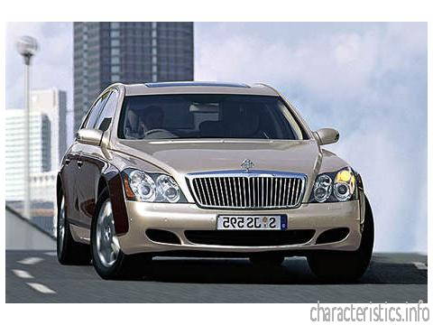 MAYBACH Generation
 Maybach 57 S 57 5.5 AT (550hp) Technical сharacteristics
